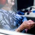 The hearing test is done in our soundproof booth.